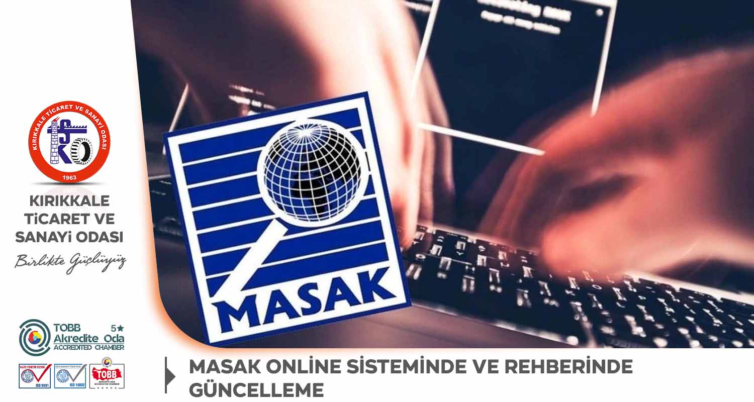 MASAK Online Sisteminde ve Rehberlerinde Gncelleme